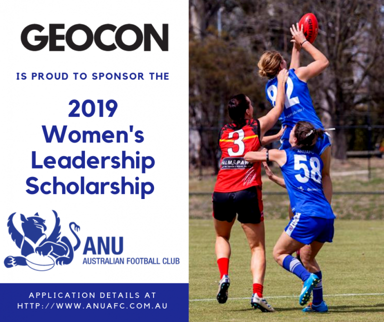 ANUAFC Partner with GEOCON to Launch 2019 Women’s Leadership Scholarship